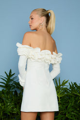 VESTIDO CURTO ZOE OMBRO A OMBRO COLEÇÃO VERÃO 26